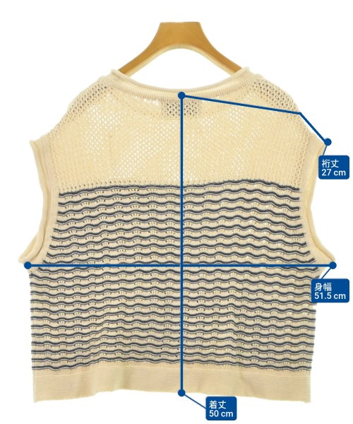 otoaa（オトアー）ベスト/ノースリーブ ベージュ サイズ:F レディース/2200625068258