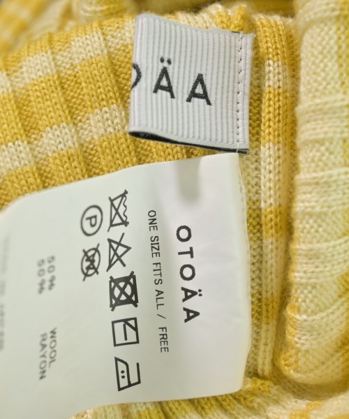 otoaa（オトアー）ニット・セーター 黄 サイズ:F レディース/2200616455036