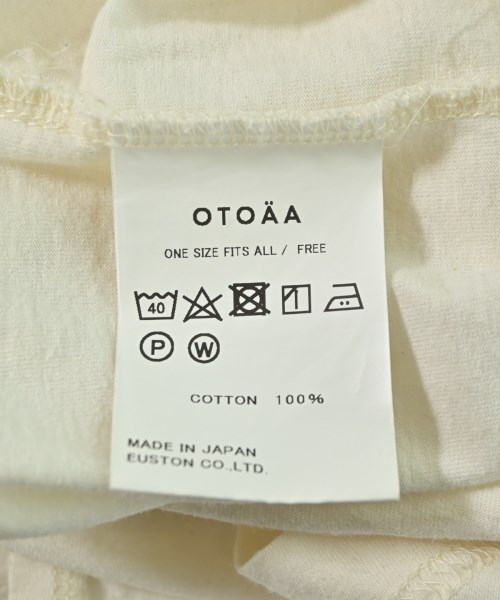 otoaa（オトアー）Tシャツ・カットソー 白 サイズ:F レディース/2200721291024