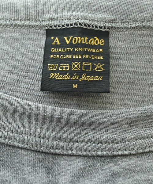 A VONTADE（アボンタージ）Tシャツ・カットソー グレー サイズ:M メンズ/2200735034167