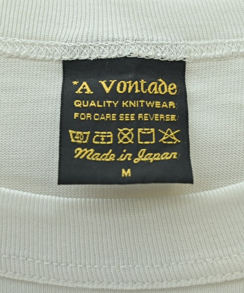 A VONTADE（アボンタージ）Tシャツ・カットソー 白 サイズ:M メンズ/2200735034198