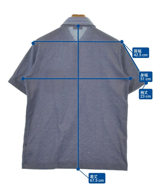 JOSEPH ABBOUD（ジョセフ　アブード）ポロシャツ 青 サイズ:L メンズ/2200587427100