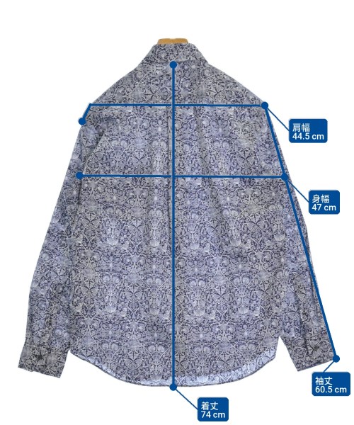 JOSEPH ABBOUD（ジョセフ　アブード）カジュアルシャツ 紺 サイズ:L メンズ/2200726541131