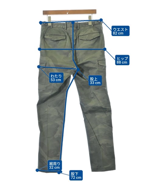 JOSEPH ABBOUD（ジョセフ　アブード）カーゴパンツ カーキ サイズ:32(L位) メンズ/2200685697054