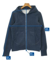 wings+horns（ウィングスアンドホーン）パーカー 紺 サイズ:S メンズ/2200700186044