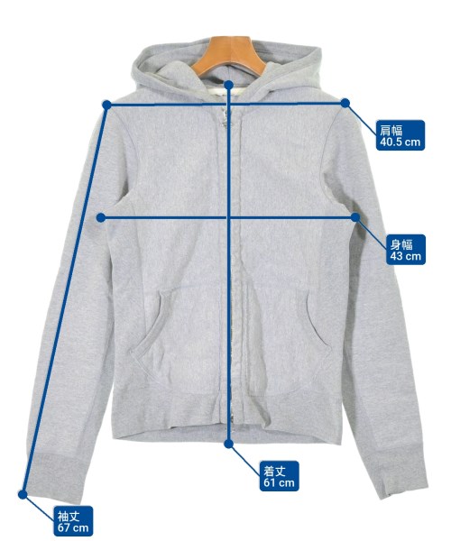 wings+horns（ウィングスアンドホーン）パーカー グレー サイズ:S メンズ/2200651938037