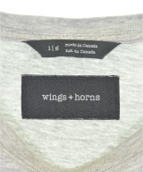 wings+horns（ウィングスアンドホーン）Tシャツ・カットソー グレー サイズ:-(M位) メンズ/2200725422110