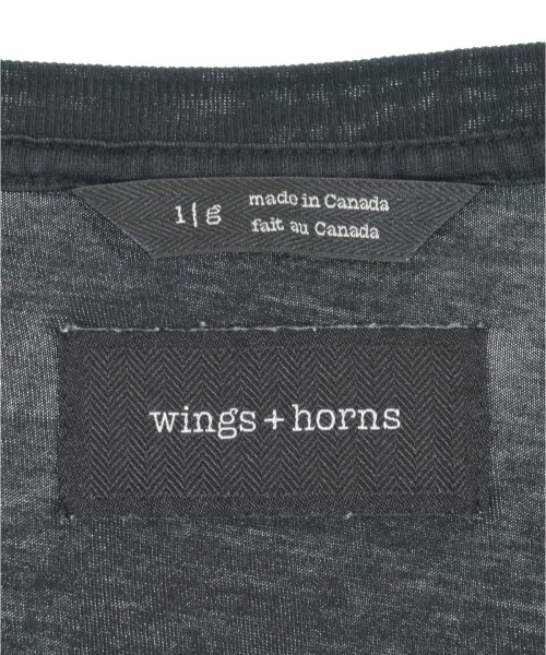 wings+horns（ウィングスアンドホーン）Tシャツ・カットソー 黒 サイズ:-(M位) メンズ/2200725422127
