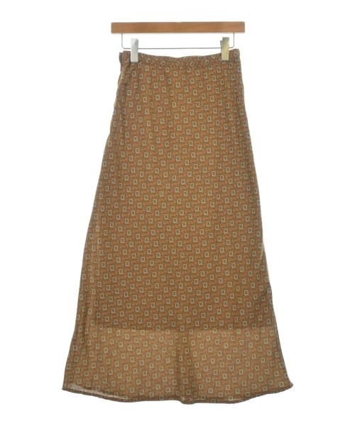 Lugnoncure（ルノンキュール）ロング・マキシ丈スカート 茶 サイズ:F レディース/2200611037015