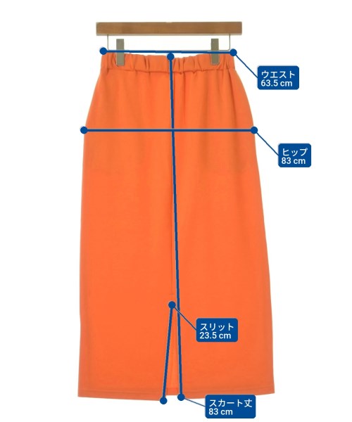 Lugnoncure（ルノンキュール）ロング・マキシ丈スカート オレンジ サイズ:F レディース/2200612017252