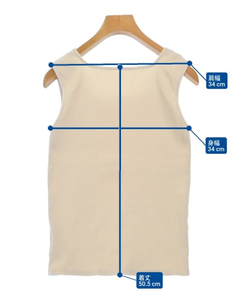 Lugnoncure（ルノンキュール）ノースリーブ 白 サイズ:F レディース/2200611840073