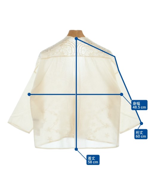 Lugnoncure（ルノンキュール）ブラウス 白 サイズ:M レディース/2200618966035