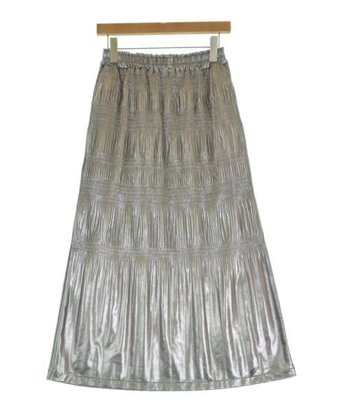 Lugnoncure(ルノンキュール)ロング・マキシ丈スカート シルバー サイズ:F/2200649361014