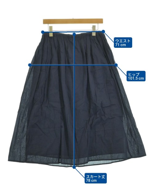 Lugnoncure（ルノンキュール）ロング・マキシ丈スカート 紺 サイズ:F レディース/2200646565095