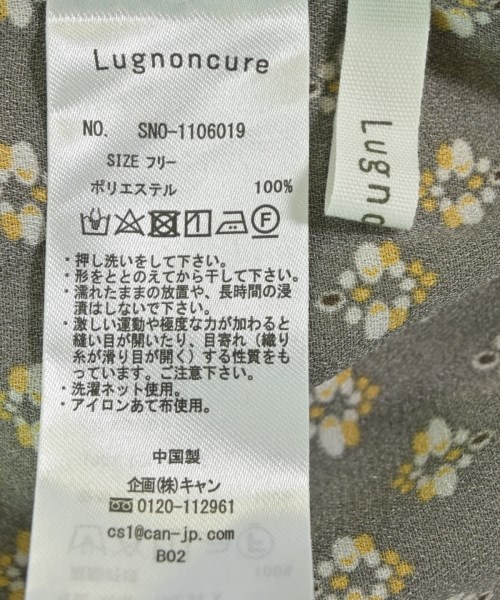 Lugnoncure（ルノンキュール）シャツワンピース グレー サイズ:F レディース/2200634274015