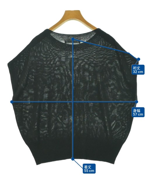 Lugnoncure（ルノンキュール）ベスト 黒 サイズ:F レディース/2200648438076