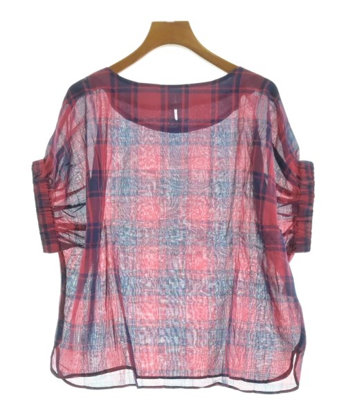 Lugnoncure(ルノンキュール)ブラウス 赤 サイズ:M/2200638714562