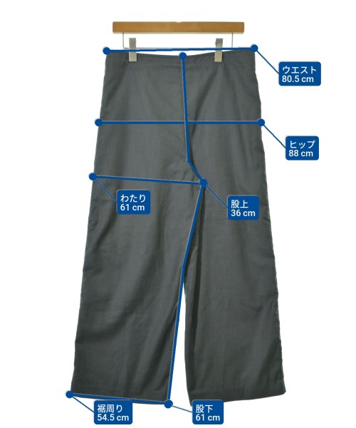 Lugnoncure（ルノンキュール）スラックス グレー サイズ:F レディース/2200667403017