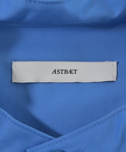 ASTRAET（アストラット）シャツワンピース 青 サイズ:1(S位) レディース/2200622301105