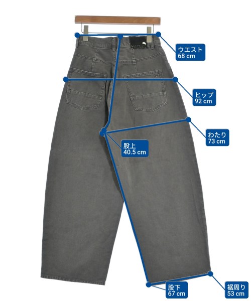 ASTRAET（アストラット）デニムパンツ グレー サイズ:0(XS位) レディース/2200634994036