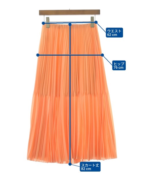 ASTRAET（アストラット）ロング・マキシ丈スカート オレンジ サイズ:0(XS位) レディース/2200637848060