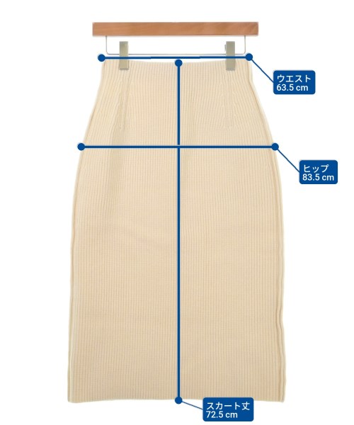 ASTRAET（アストラット）ロング・マキシ丈スカート 白 サイズ:-(M位) レディース/2200621185010