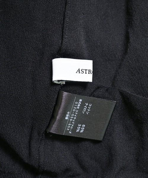 ASTRAET（アストラット）カーディガン 黒 サイズ:F レディース/2200615059037