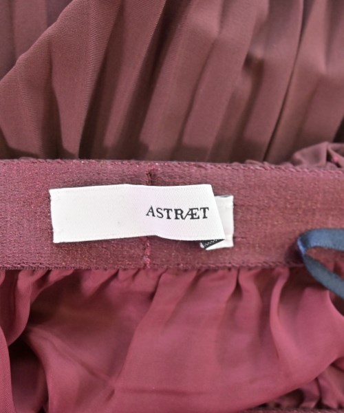 ASTRAET（アストラット）ロング・マキシ丈スカート 赤 サイズ:0(XS位) レディース/2200618512058