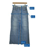 ASTRAET（アストラット）ロング・マキシ丈スカート 紺 サイズ:0(XS位) レディース/2200616765289