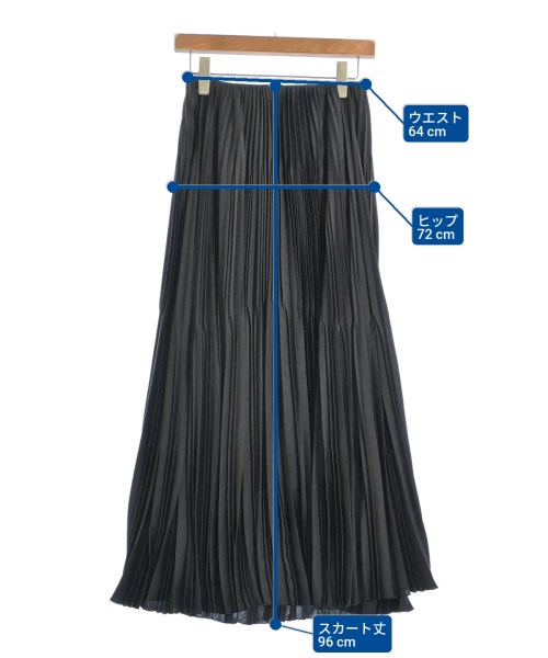 ASTRAET（アストラット）ロング・マキシ丈スカート 黒 サイズ:1(S位) レディース/2200611856050