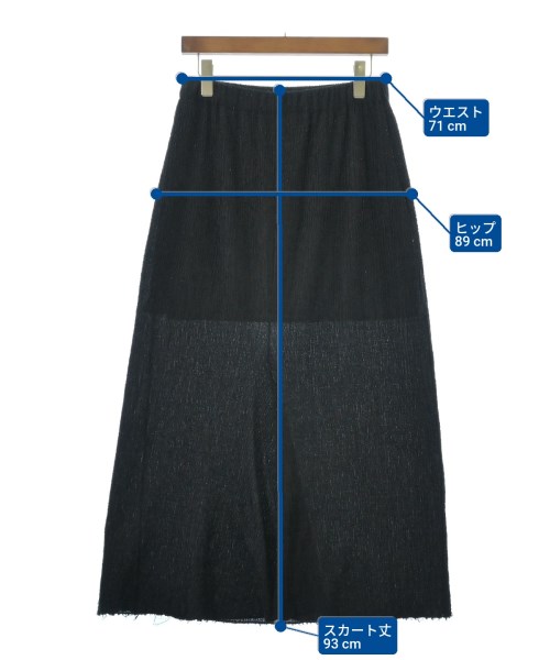 ASTRAET（アストラット）ロング・マキシ丈スカート 黒 サイズ:-(M位) レディース/2200669951011