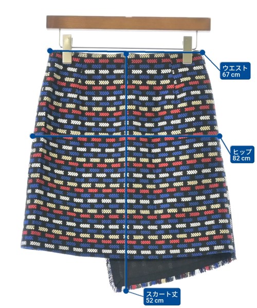 ASTRAET（アストラット）ミニスカート 黒 サイズ:0(XS位) レディース/2200674755062