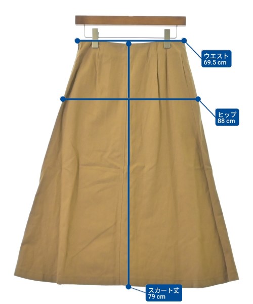 ASTRAET（アストラット）ロング・マキシ丈スカート 茶 サイズ:1(S位) レディース/2200675904032