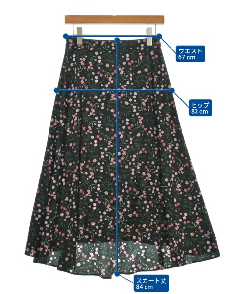 ASTRAET（アストラット）ロング・マキシ丈スカート 黒 サイズ:1(S位) レディース/2200673569011