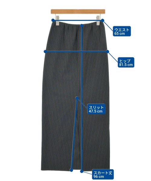 ASTRAET（アストラット）ロング・マキシ丈スカート 黒 サイズ:1(S位) レディース/2200677270043