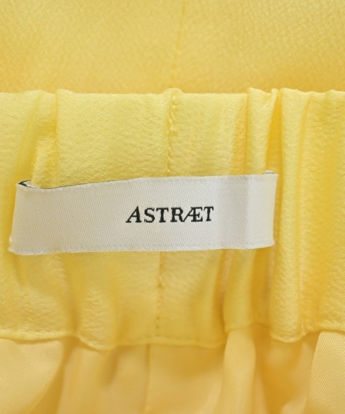 ASTRAET（アストラット）スウェットパンツ 黄 サイズ:0(XS位) レディース/2200679938170