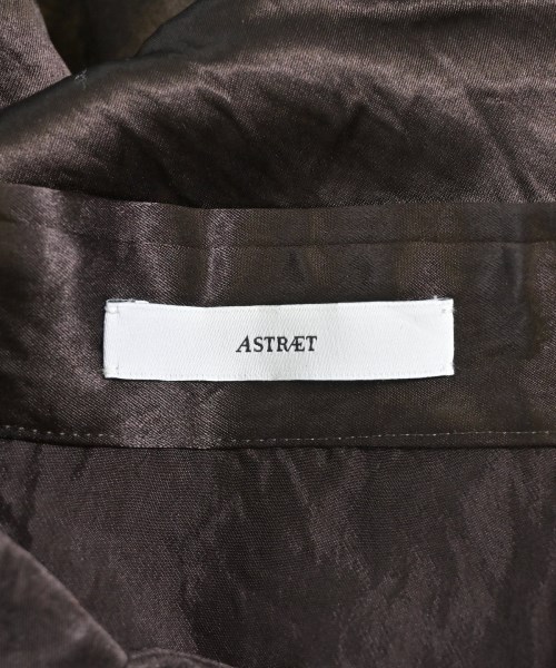 ASTRAET（アストラット）カジュアルシャツ 茶 サイズ:F レディース/2200688765057
