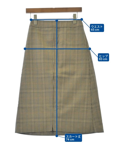 ASTRAET（アストラット）ロング・マキシ丈スカート ベージュ サイズ:0(XS位) レディース/2200655706014