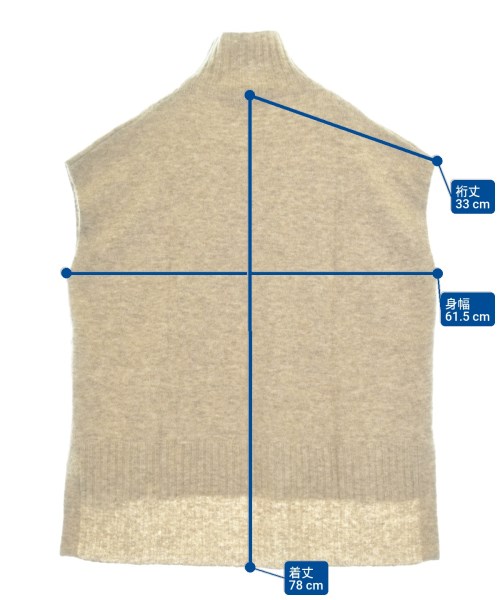 ASTRAET（アストラット）ベスト ベージュ サイズ:-(M位) レディース/2200653967011