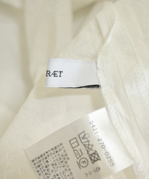 ASTRAET（アストラット）カジュアルシャツ 白 サイズ:F レディース/2200654485095