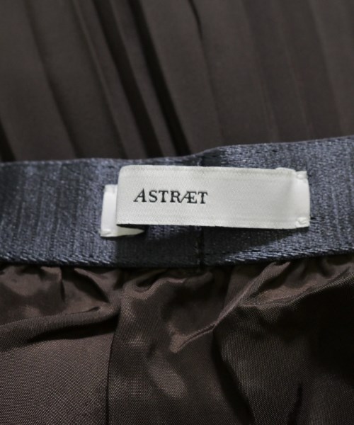 ASTRAET（アストラット）ひざ丈スカート 茶 サイズ:0(XS位) レディース/2200650401228