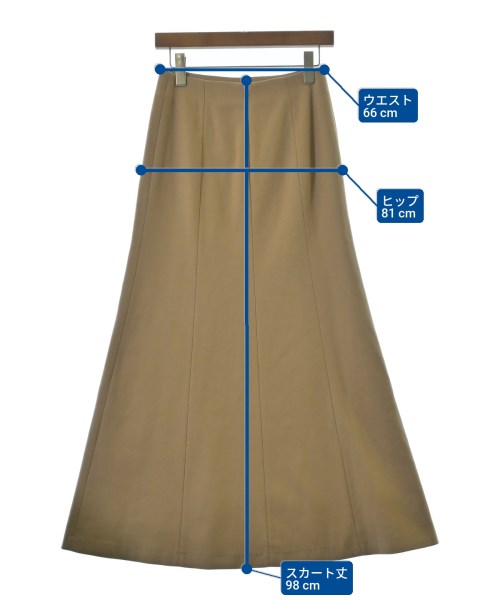 ASTRAET（アストラット）ロング・マキシ丈スカート ベージュ サイズ:0(XS位) レディース/2200659847010