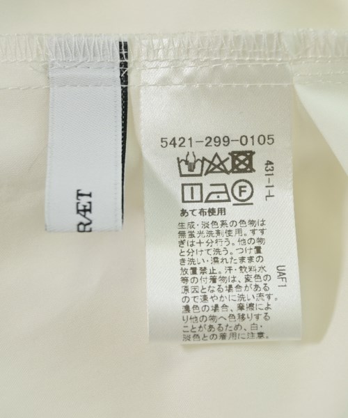 ASTRAET（アストラット）ブラウス 白 サイズ:F レディース/2200707633091