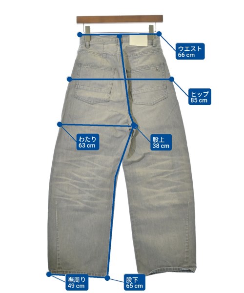 ASTRAET（アストラット）デニムパンツ グレー サイズ:00(XS位) レディース/2200640055400