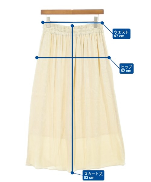 ASTRAET（アストラット）ロング・マキシ丈スカート 白 サイズ:1(S位) レディース/2200650224094