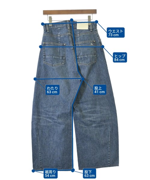 ASTRAET（アストラット）デニムパンツ 青 サイズ:1(S位) レディース/2200651362177