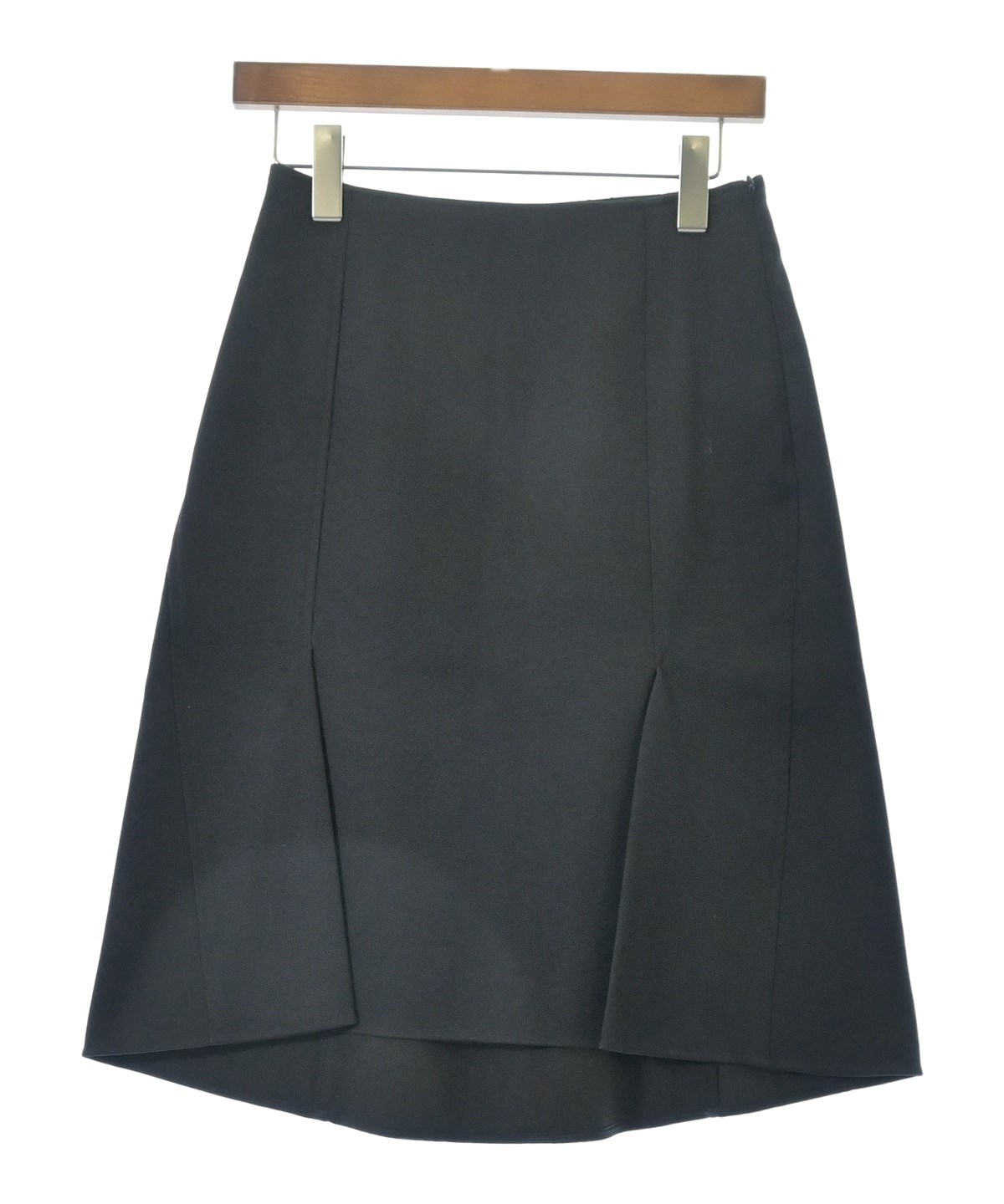 【ASTRAET】アストラット　スカート　ブラック　美品 ASTRAET（アストラット）ひざ丈スカート 黒 サイズ:0(XS位) レディース