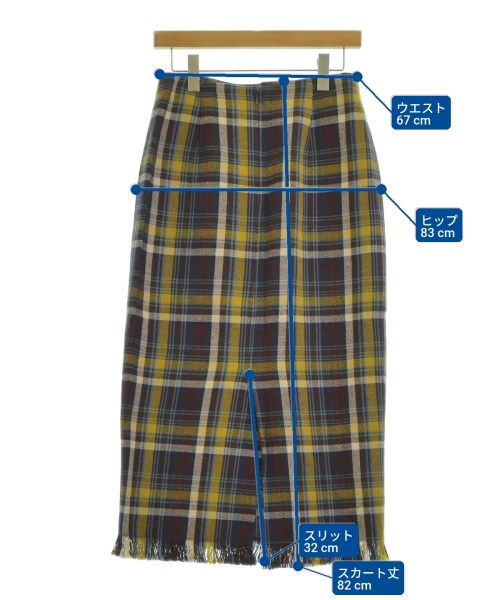 ASTRAET（アストラット）ロング・マキシ丈スカート 茶 サイズ:1(S位) レディース/2200639695013