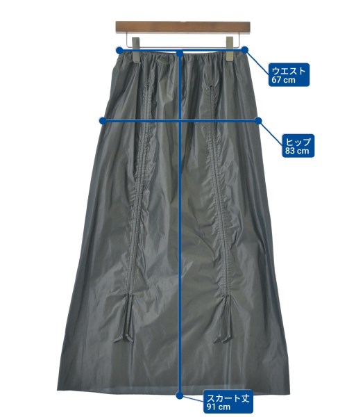 ASTRAET（アストラット）ロング・マキシ丈スカート グレー サイズ:1(S位) レディース/2200663023110