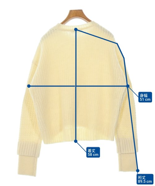 ASTRAET（アストラット）ニット・セーター 白 サイズ:F レディース/2200661489116